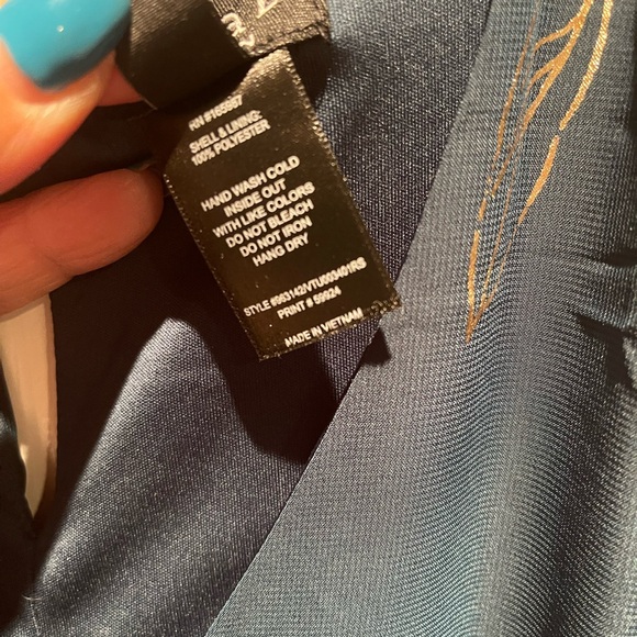 Sleeveless Dark Green and Gild Floral Midi Dress Plus 16W - Picture 3 of 9